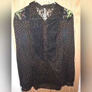 Free People Lace Top